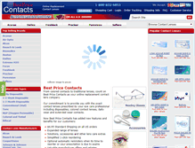 Tablet Screenshot of bestpricecontacts.com